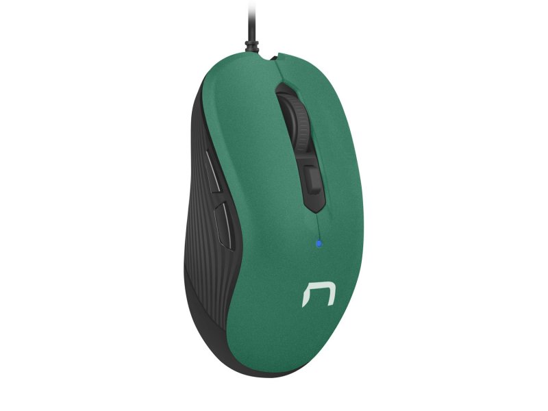 NATEC optická myš DRAKE 3200 DPI, černo-zelená - obrázek č. 1