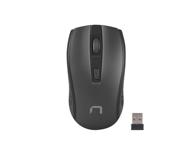 Natec optická myš JAY 2/ 1600 DPI/ Kancelářská/ Optická/ Bezdrátová USB/ Černá - obrázek produktu