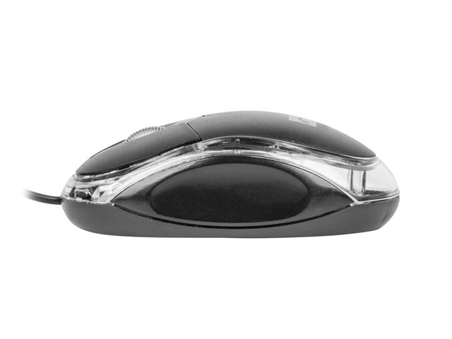 Natec optická myš VIREO 2/ 1000 DPI/ Kancelářská/ Optická/ Drátová USB/ Černá - obrázek č. 1