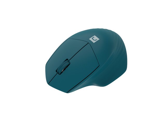Natec optická myš SISKIN 2/ 1600 DPI/ Kancelářská/ Optická/ Pro praváky/ Bezdrátová USB + Bluetooth/ Modrá - obrázek č. 3