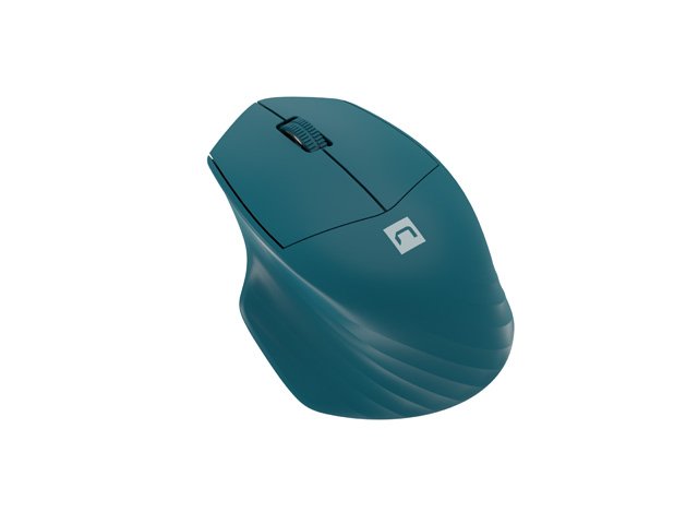 Natec optická myš SISKIN 2/ 1600 DPI/ Kancelářská/ Optická/ Pro praváky/ Bezdrátová USB + Bluetooth/ Modrá - obrázek č. 2