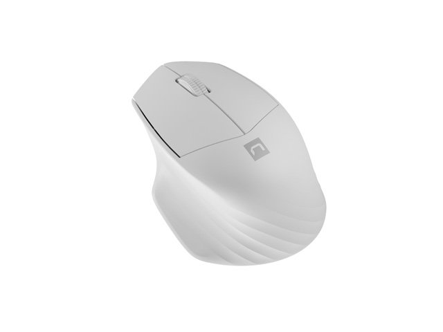 Natec optická myš SISKIN 2/ 1600 DPI/ Kancelářská/ Optická/ Pro praváky/ Bezdrátová USB + Bluetooth/ Bílá - obrázek č. 2