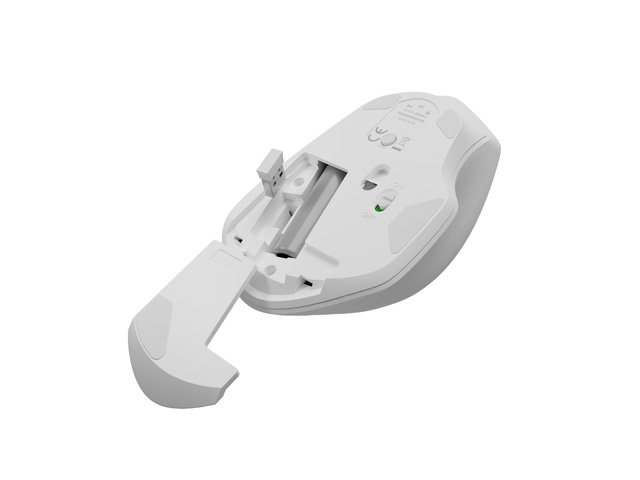Natec optická myš SISKIN 2/ 1600 DPI/ Kancelářská/ Optická/ Pro praváky/ Bezdrátová USB + Bluetooth/ Bílá - obrázek č. 4