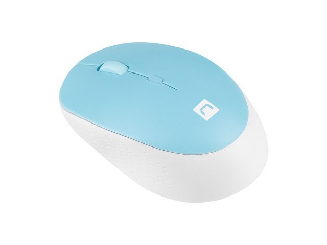 Natec optická myš HARRIER 2/ 1600 DPI/ Kancelářská/ Optická/ Bezdrátová Bluetooth/ Světle modrá - obrázek č. 2