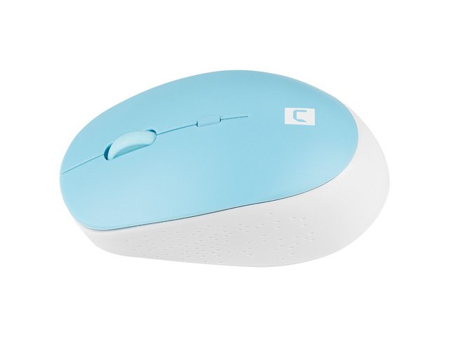 Natec optická myš HARRIER 2/ 1600 DPI/ Kancelářská/ Optická/ Bezdrátová Bluetooth/ Světle modrá - obrázek č. 3