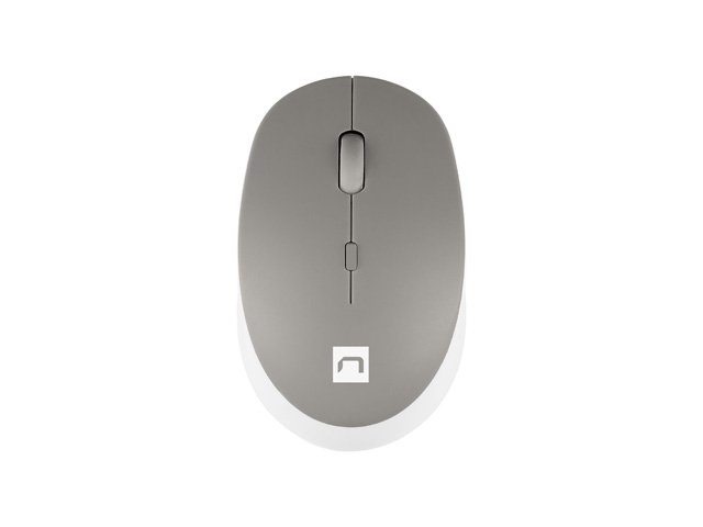 Natec optická myš HARRIER 2/ 1600 DPI/ Kancelářská/ Optická/ Bezdrátová Bluetooth/ Bílá-šedá - obrázek produktu