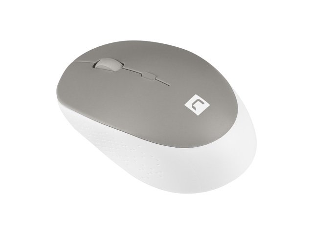 Natec optická myš HARRIER 2/ 1600 DPI/ Kancelářská/ Optická/ Bezdrátová Bluetooth/ Bílá-šedá - obrázek č. 2