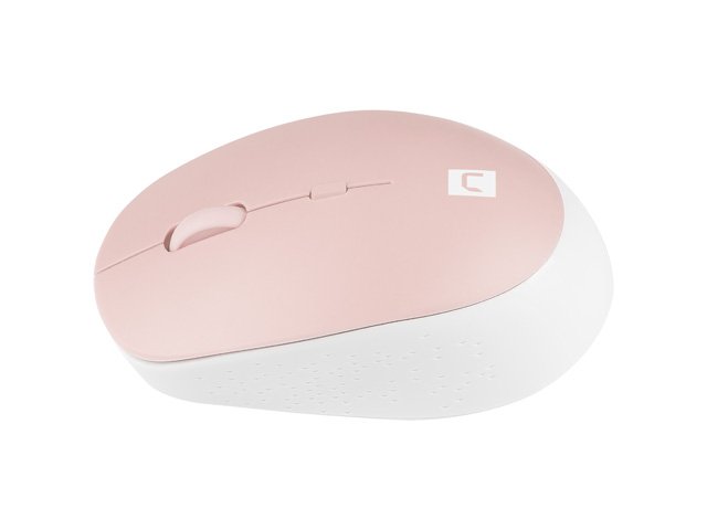 Natec optická myš HARRIER 2/ 1600 DPI/ Kancelářská/ Optická/ Bezdrátová Bluetooth/ Bílá-růžová - obrázek č. 3