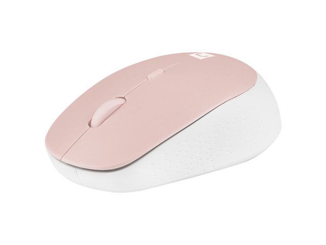 Natec optická myš HARRIER 2/ 1600 DPI/ Kancelářská/ Optická/ Bezdrátová Bluetooth/ Bílá-růžová - obrázek č. 1
