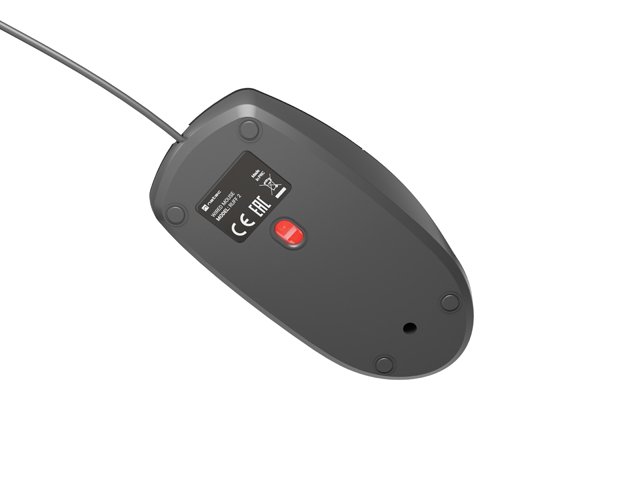 Natec optická myš RUFF 2/ 1 000 DPI/ Kancelářská/ Optická/ Drátová USB/ Černá - obrázek č. 1