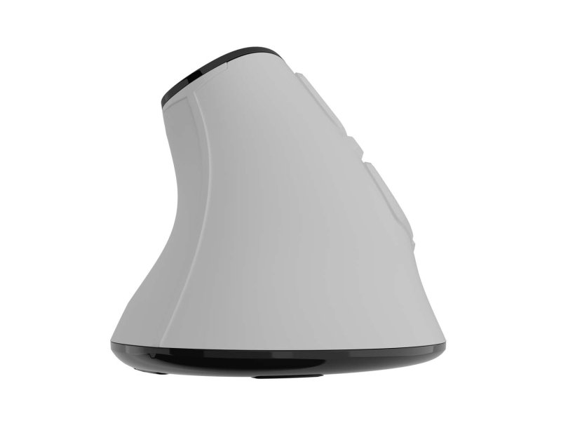 Vertikální bezdrátová myš Natec EUPHONIE PRO / Vertikální / Blue Sense / Pro praváky / 4 000 DPI / USB+BT / Bílá - obrázek č. 3