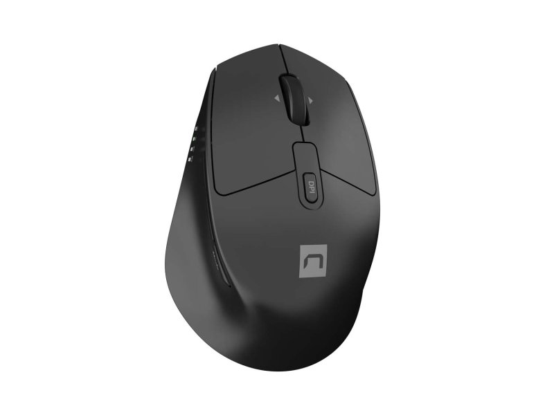 Myš bezdrátová Natec KITE / Kancelářská / Blue Sense / Pro praváky / 4 000 DPI / USB+BT / Černá - obrázek č. 1