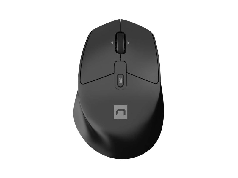 Myš bezdrátová Natec KITE / Kancelářská / Blue Sense / Pro praváky / 4 000 DPI / USB+BT / Černá - obrázek produktu