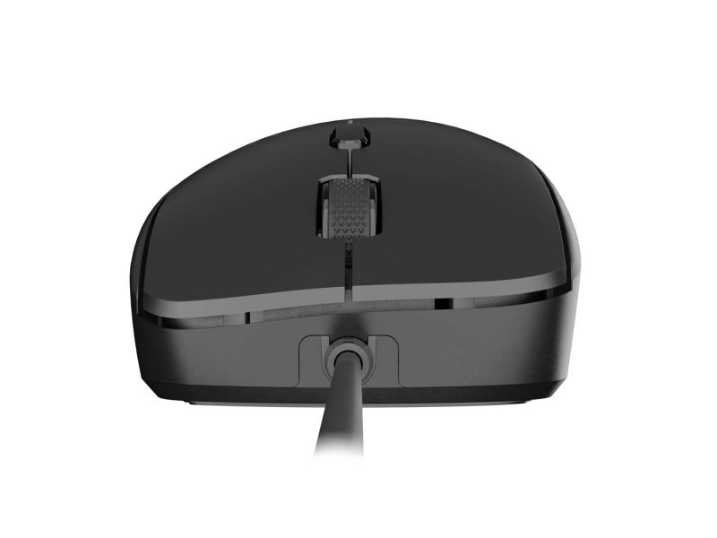 Natec laserová myš HAWK 2 / Kancelářská / Laserová / 2 400 DPI / Drátové USB-A / Černá - obrázek č. 7