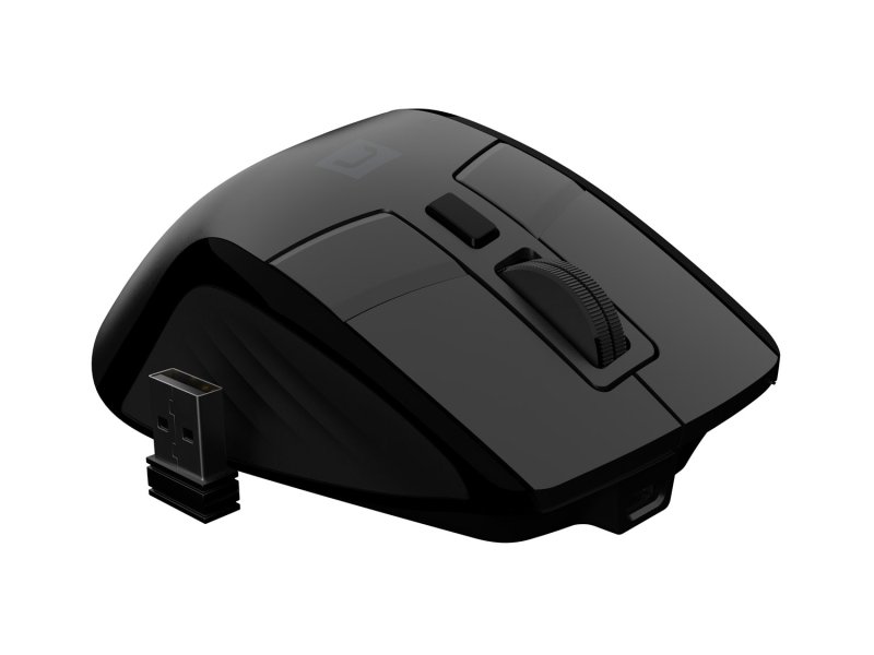 Bezdrátová myš Natec JAGUAR PRO / Kancelářská / Blue Sense / Pro praváky / 4 000 DPI / USB+BT / Černá - obrázek č. 9