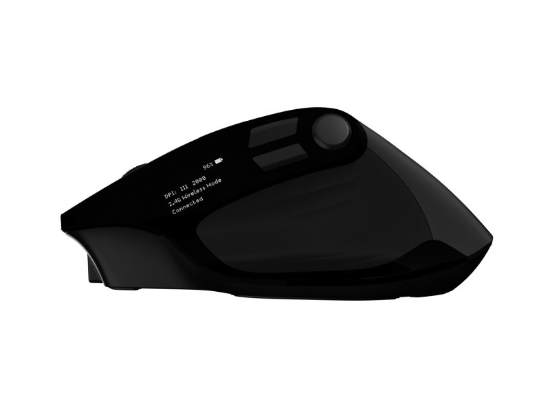 Bezdrátová myš Natec JAGUAR PRO / Kancelářská / Blue Sense / Pro praváky / 4 000 DPI / USB+BT / Černá - obrázek č. 5