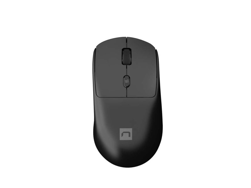 Laserová bezdrátová myš Natec HAWK 2 / Kancelářská / Laserová / 3 200 DPI / Bezdrátové USB / Černá - obrázek produktu