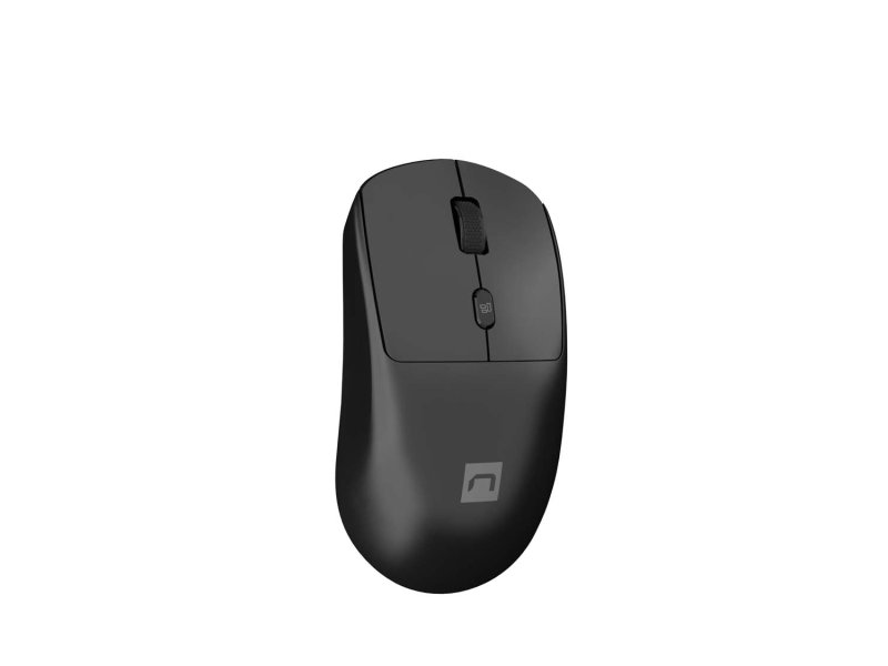 Laserová bezdrátová myš Natec HAWK 2 / Kancelářská / Laserová / 3 200 DPI / Bezdrátové USB / Černá - obrázek č. 1