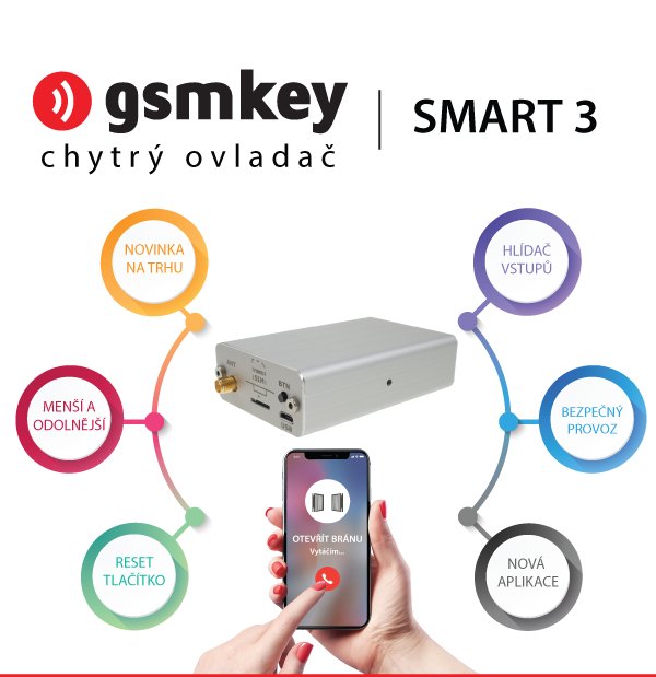 GSM KEY SMART 3 - obrázek č. 2