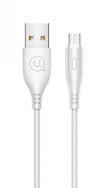 USAMS SJ268 Round Micro USB Datový Kabel White - obrázek produktu