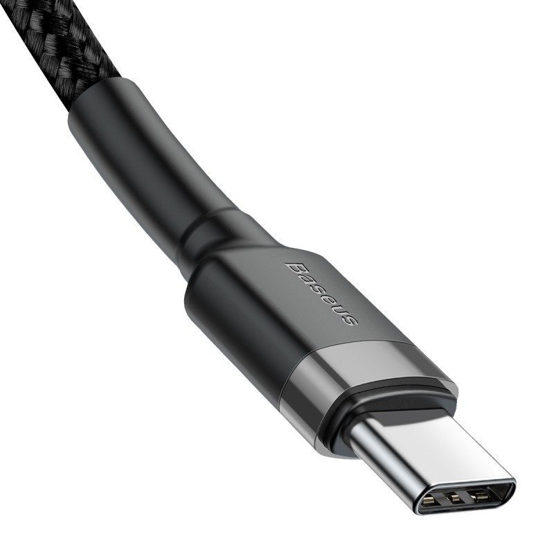 Baseus CATKLF-GG1 Cafule Kabel USB-C 60W 1m Gray/ Black - obrázek č. 2