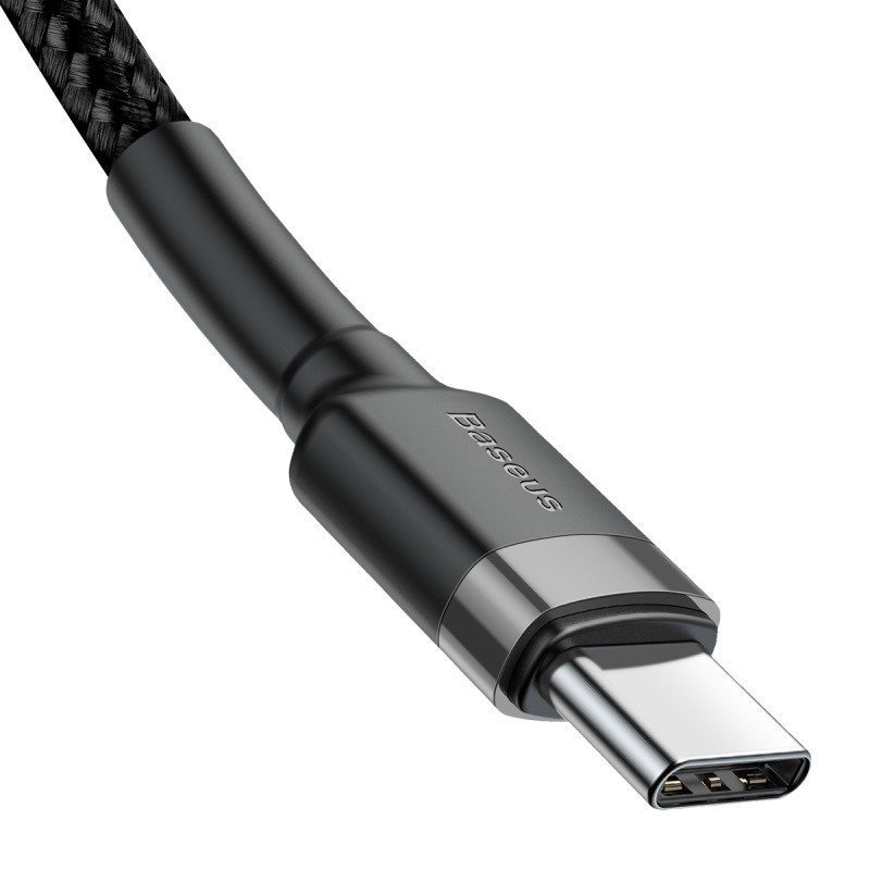 Baseus CATKLF-GG1 Cafule Kabel USB-C 60W 1m Gray / Black - obrázek č. 2