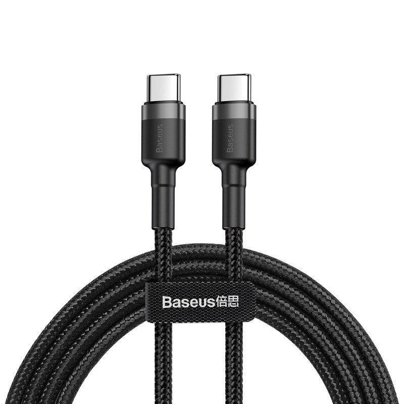 Baseus CATKLF-GG1 Cafule Kabel USB-C 60W 1m Gray/ Black - obrázek produktu