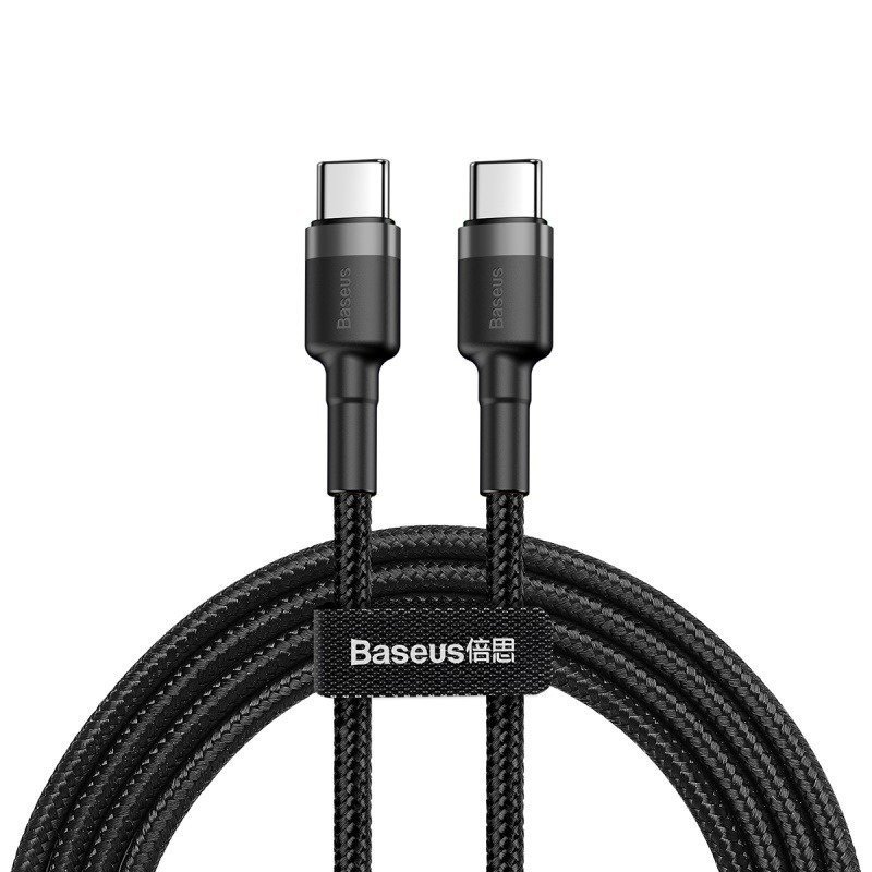 Baseus CATKLF-GG1 Cafule Kabel USB-C 60W 1m Gray / Black - obrázek produktu
