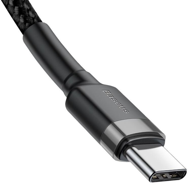 Baseus CATKLF-HG1 Cafule Kabel USB-C 60W 2m Gray/ Black - obrázek č. 2