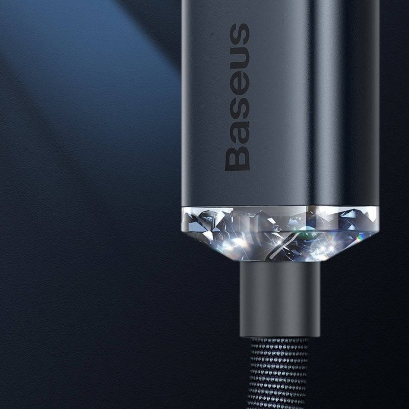 Baseus CAJY000001 Crystal Shine Series Datový Kabel USB - Lightning 20W 1,2m Black - obrázek č. 7