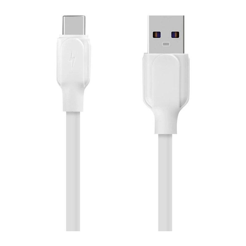 OBAL:ME Simple USB-A/ USB-C Kabel 1m White - obrázek produktu