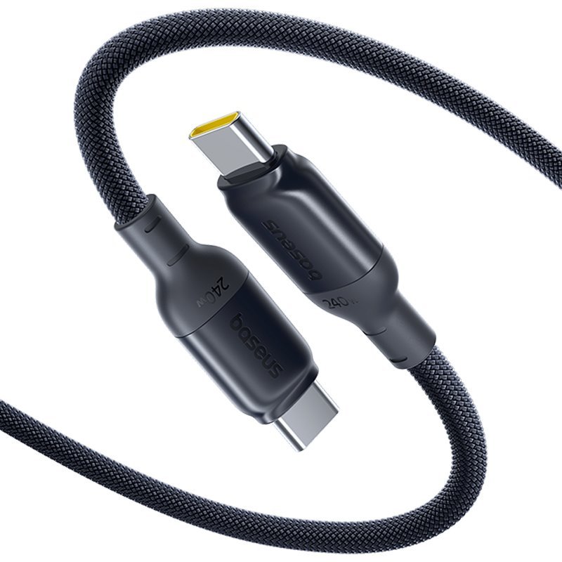 Baseus PicoGo Fast Charging Datový Kabel USB-C - USB-C 240W 1m Cosmic Black - obrázek produktu