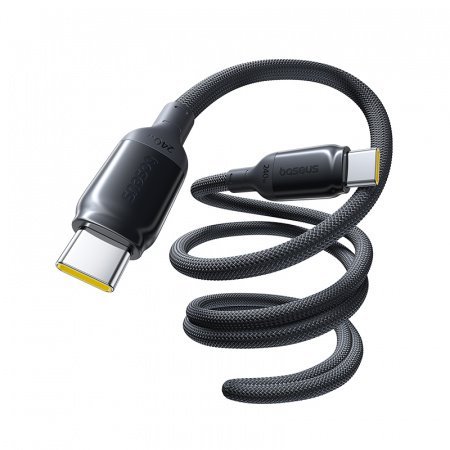 Baseus PicoGo Fast Charging Datový Kabel USB-C - USB-C 240W 1m Cosmic Black - obrázek č. 3