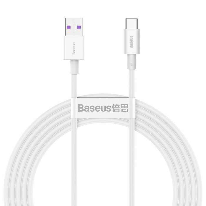Baseus Superior Series Fast Charging Datový Kabel USB-A - USB-C 66W 2m White - obrázek produktu