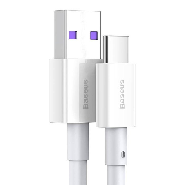 Baseus Superior Series Fast Charging Datový Kabel USB-A - USB-C 66W 2m White - obrázek č. 1