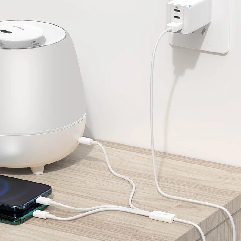 Baseus Superior Series Fast Charging Datový Kabel USB-A - USB-C / microUSB / Lightning 3.5A 1m Stellar W - obrázek č. 1