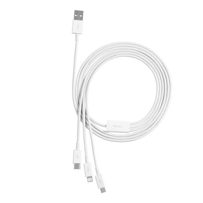 Baseus Superior Series Fast Charging Datový Kabel USB-A - USB-C / microUSB / Lightning 3.5A 1m Stellar W - obrázek č. 4