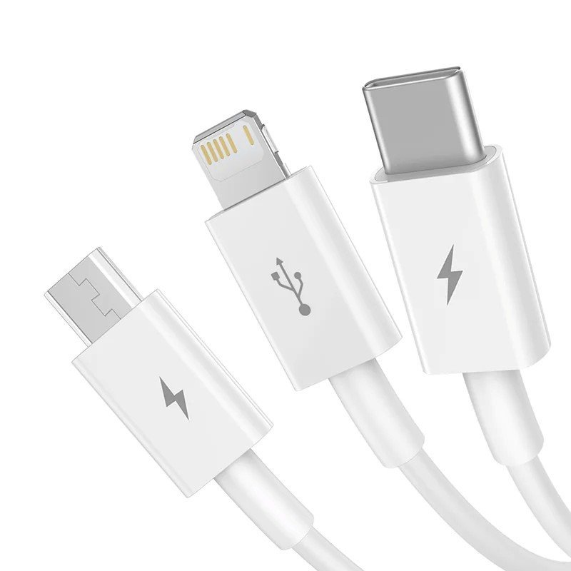 Baseus Superior Series Fast Charging Datový Kabel USB-A - USB-C / microUSB / Lightning 3.5A 1m Stellar W - obrázek č. 2