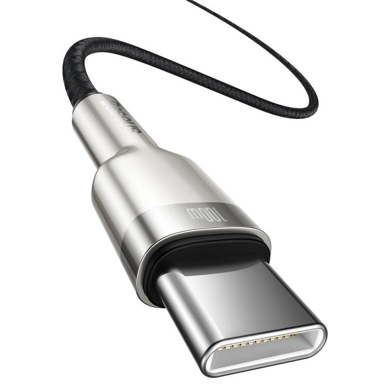 Baseus Datový kabel Cafule USB-C/ USB-C 1m 100W (20V 5A) černý - obrázek č. 2