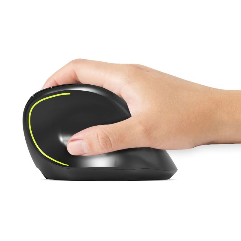 PORT CONNECT ERGO SOFT COLLECTION / Vertikální / Optická / Pro praváky / 1 600 DPI / USB+BT / Černá - obrázek č. 6