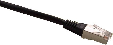Patch cord FTP cat5e 1,5M černý - obrázek produktu