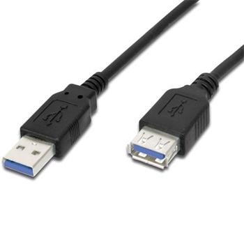 Premiumcord USB A-A 3m USB 3.0 prodlužovací, černý - obrázek produktu