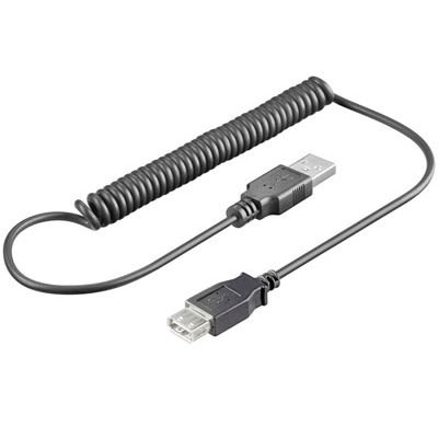 PremiumCord USB 2.0 kabel prodlužovací kroucený, A-A, 50cm až 150cm - obrázek produktu