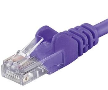 Patch kabel UTP RJ45-RJ45 level 5e 0.25m, fialová - obrázek produktu