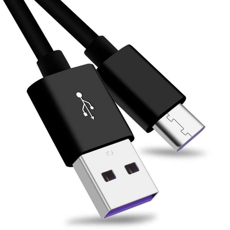 USB-C kabel super fast 5A černý 1m - obrázek produktu