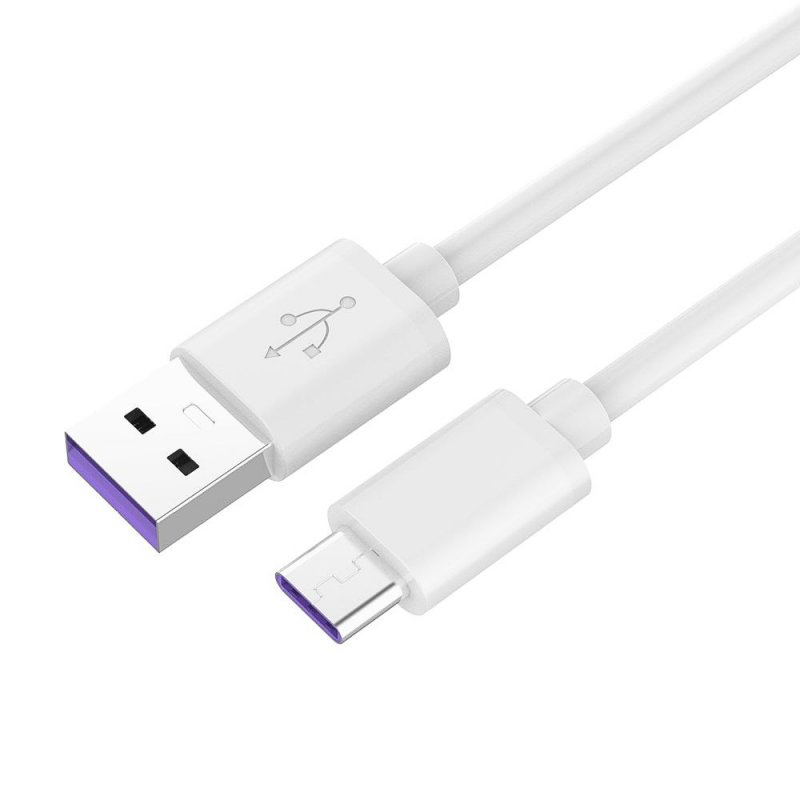 PremiumCord Kabel USB 3.1 C/ M - USB 2.0 A/ M, Super fast charging 5A, bílý, 2m - obrázek produktu