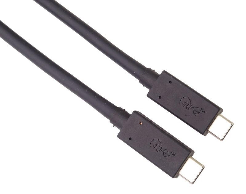 PremiumCord USB4™ 40Gbps 8K@60Hz kabel Thunderbolt 3 certifikovaný USB-IF 1m - obrázek č. 3