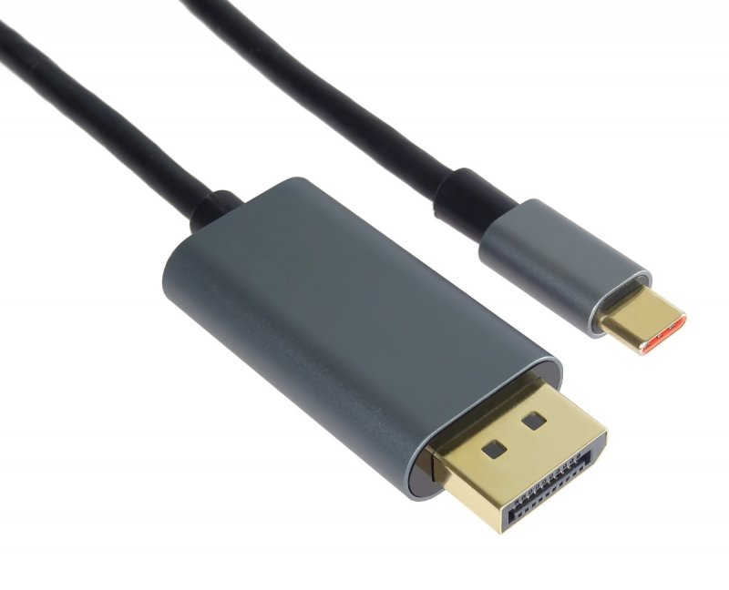 PremiumCord kabel USB-C na DisplayPort DP1.4 8K@60Hz a 4k@120Hz 2m - obrázek č. 2