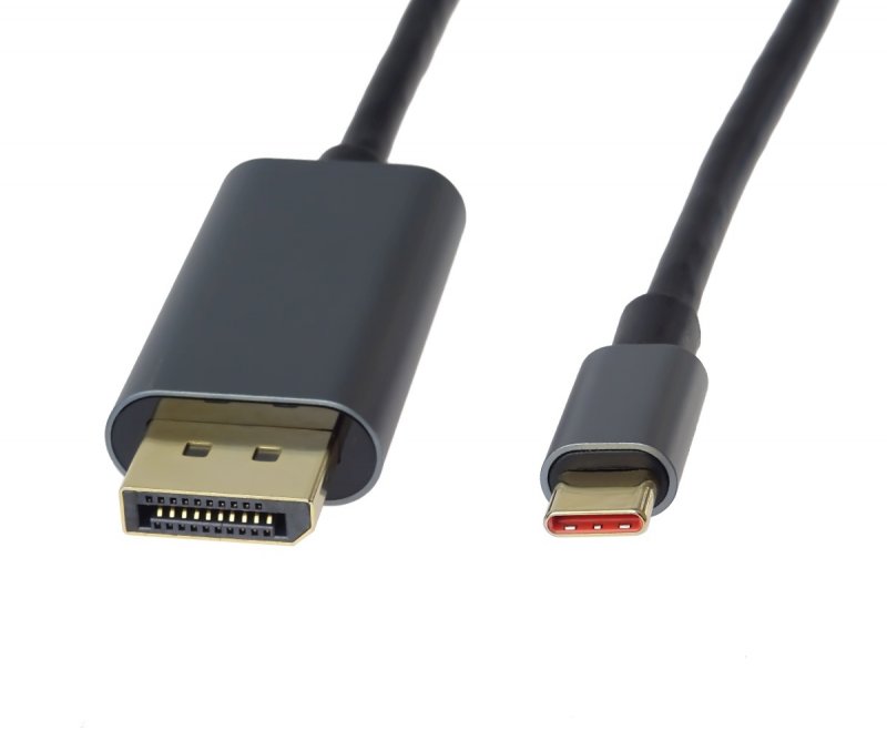 PremiumCord kabel USB-C na DisplayPort DP1.4 8K@60Hz a 4k@120Hz 2m - obrázek č. 4