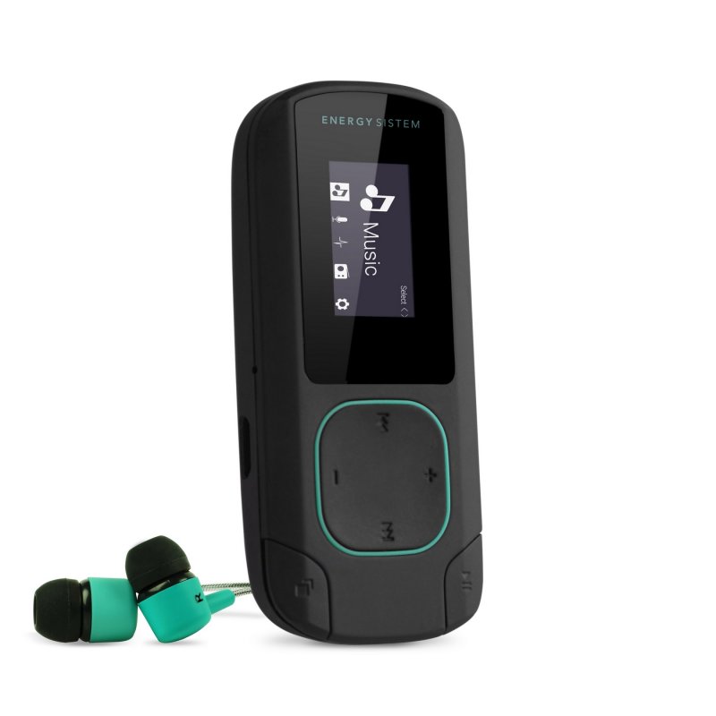 Energy Sistem MP3 Clip Bluetooth Mint MP3 přehrávač s Bluetooth, mikro SD, MP3, WMA, WAV, FLAC, FM r - obrázek produktu